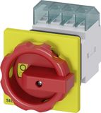 Siemens Lastscheidingsschakelaar Rood, Geel 3-polig 6 mm² 16 A 690 V/AC