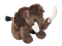 Wild Republic Pocketkins Eco wolmammoet, pluche dier, 12 cm