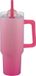 I-Drink Thermofles Drinkbeker 1.200 ml Roestvrijstaal Rood met Roos