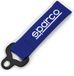 Sparco Leer Sleutelhanger - Lichtblauw