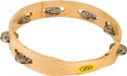 LP Latin Percussion LP CP389 Wood Headless Tambourine Single Row Jingles