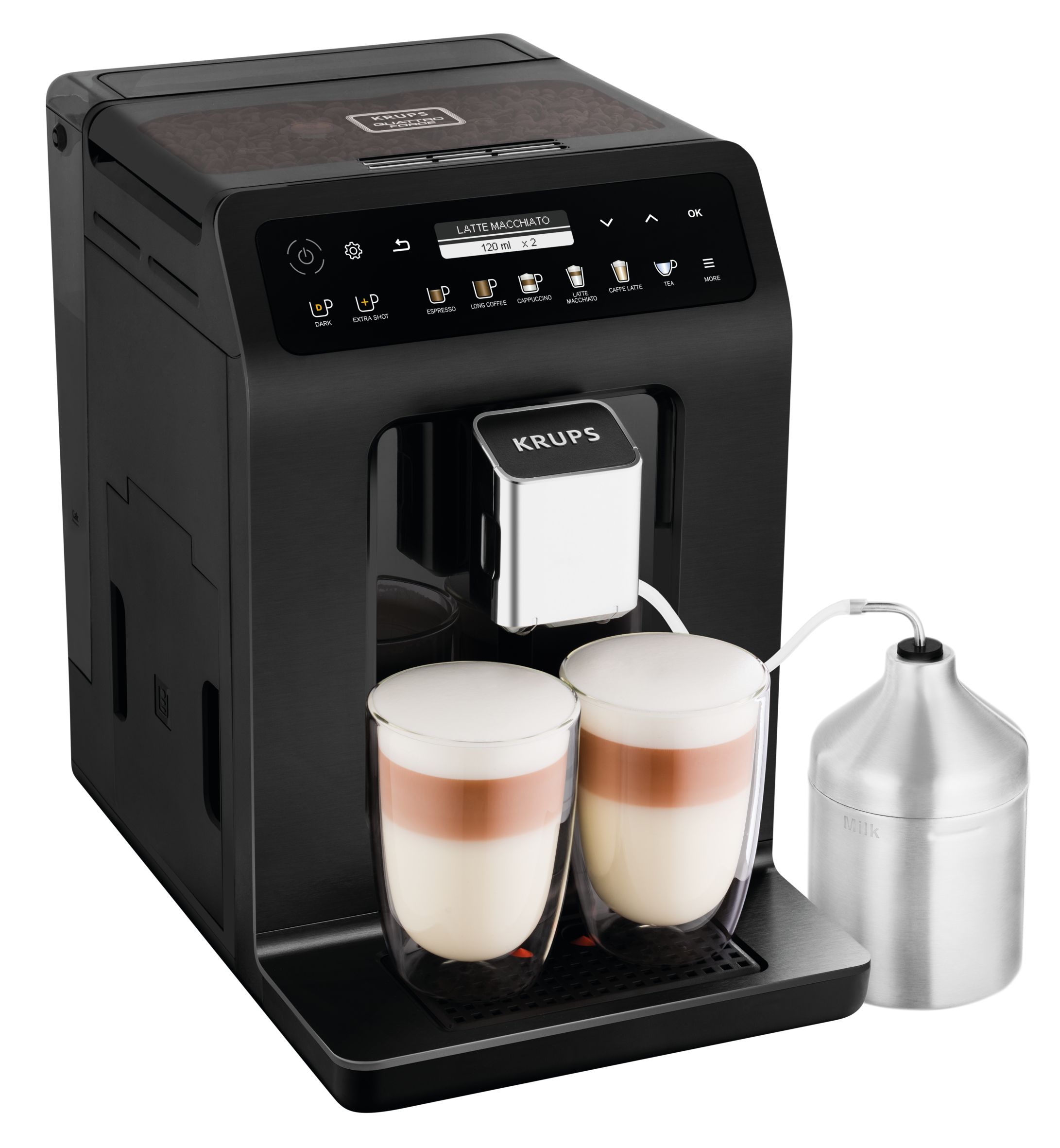 Krups Evidence Plus EA8948 - Volautomatische Espressomachine - Zwart