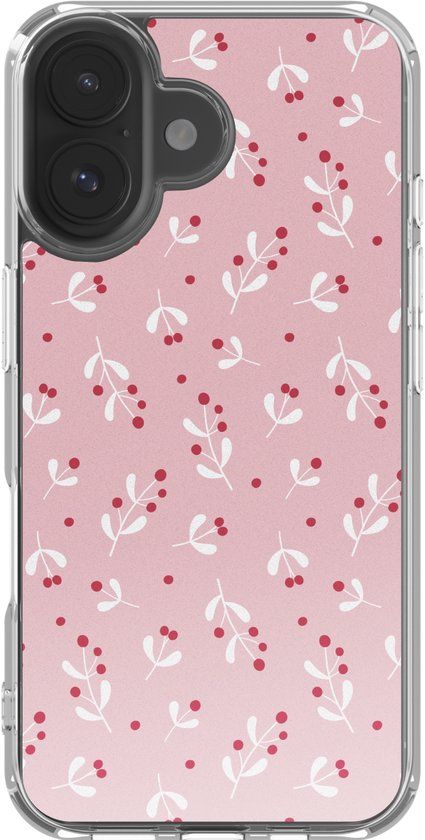 imoshion Hoesje - Geschikt voor Apple iPhone 17 - Design hoesje - Berries Blush