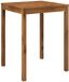 vidaXL Bartafel Naturel Massief Acacia Hout 80 x 80,5 x 105 cm