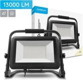 Modee Lighting Projecteur LED 100W 13000lm 4000K 840 Vert foncé avec câble d'alimentation de 150cm