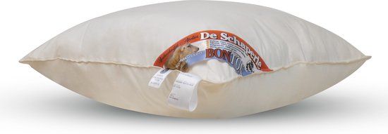 Schaperie BonTon - Wollen Hoofdkussen - 60x70cm - Medium - Ecru