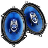 Pyle Auto Luidsprekerset - 3-Weg Auto Speaker - 300 Watt - met Vermoeidheidsvrije Butylrubberen Rand - 80-20 kHz Frequentierespons