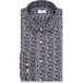 Seidensticker Slim Fit Linnen Overhemd donkerblauw, Bloemen