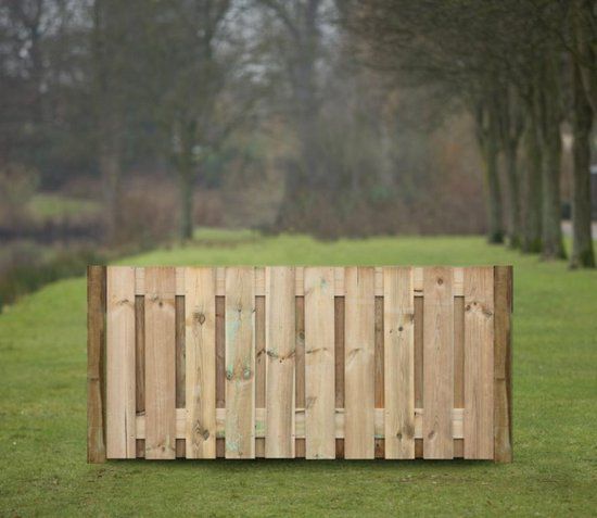 Gervé Schutting Grenen | 180x90 cm | 21-planks | Geïmpregneerd | Verticaal