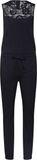 Urban Classics Lace Block Jumpsuit - Zwart - S