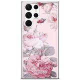 ERT GROUP mobiel telefoonhoesje voor Samsung S22 ULTRA origineel en officieel erkend Babaco patroon Flowers 050