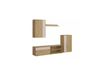 Ensemble TV design cachemire et bois