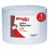 Kimberly-Clark WYPALL L10 Extra Plus-doekje, 1-laags, grote rol, geperforeerd, wit, 23,5 cm breed, rol met 1000 handdoeken