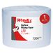 Kimberly-Clark WYPALL L10 Extra Plus-doekje, 1-laags, grote rol, geperforeerd, wit, 23,5 cm breed, rol met 1000 handdoeken