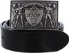 JOOP! Jeans JOOP! Leren Riem Buckle Jeans Belt 4,0 CM W110 Black Zwart