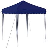 vidaXL Pop-up Feesttent 195 x 195 x 245 cm Blauw Oxford Stof