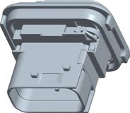 TE Connectivity 1-1564518-1 Boîtier femelle pour carte HDSCS, MCP Nombre total de pôles 10 1 pièce(s)