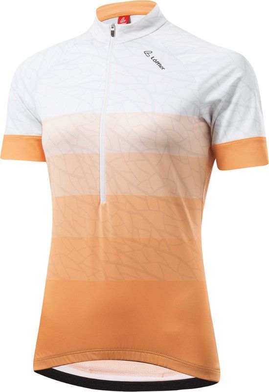 Loeffler W Bike Jersey HZ Lively Vent - Fietsshirt - Oranje - Maat 40