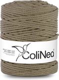 ColiNea - Katoenen koord - Gevlochten - 5mm, 200m - Beige