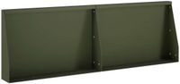 vidaXL - Keermuur - 2 - st - 60 - x - 12 - x - 40 - cm - Staal - Olijfgroen