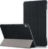 Merkloos iPad Air 2020 / 2022 Hoesje Tri-Fold Book Case Zwart