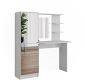 Vicco Kaptafel Jasmin, Blanc, 123 cm avec miroir