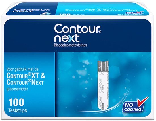 Ascensia Contour Next teststrips 100 stuks