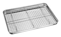 GEFU VARIADO Universele Baktray met Rooster – RVS – 40,5 x 30,5 cm