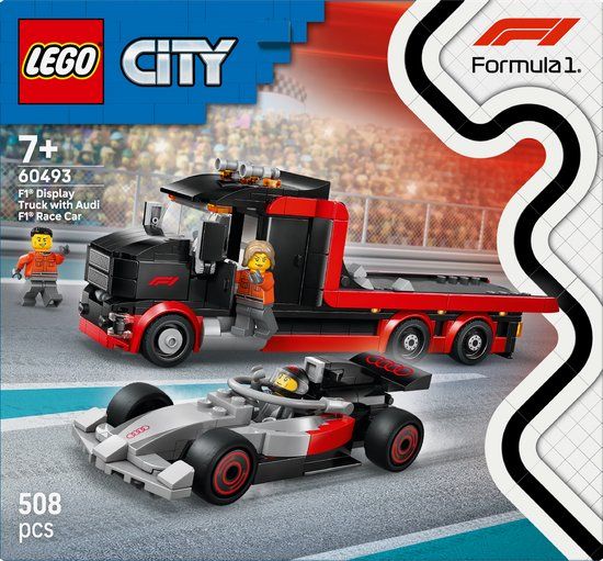 LEGO® City F1® Displaytruck met Audi F1® Racewagen - 60493