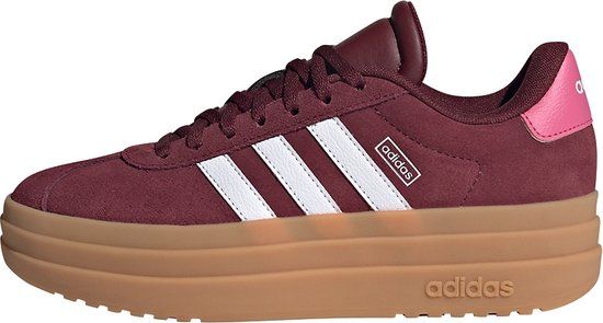 adidas Sportswear VL Court Bold Lifestyle Sneakers Kids - Bordeaux - Maat 35 1/2