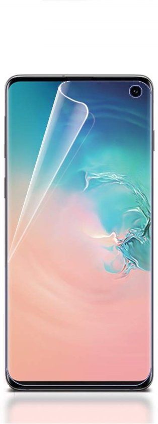Ntech Samsung Galaxy S10 Screenprotector Full Screen Fingerprint Unlocking Transparant
