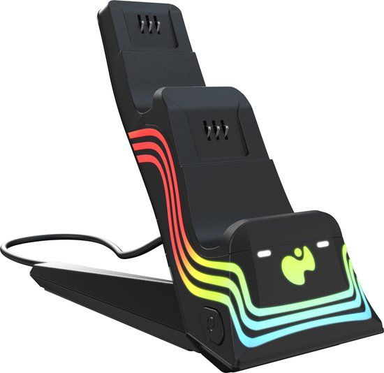 Afterglow WAVE Oplaadstation - RGB Verlicht - Dubbele Oplader - Zwart - Xbox Series X