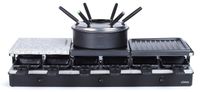 OEM Princess Raclette-grill met fonduefunctie, 1650 W, 1,6 liter, set voor 12 personen