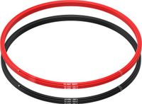 MMOBIEL 28 AWG Siliconen Elektrische Draad - 28 Gauge (0,08mm²) Vertinde Koperkabel - 2 Aparte Draden Rood & Zwart Elk 2,5 m