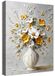 Omgoods - Décoration murale en toile avec imprimé floral de style moderne