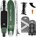 BRUNELLI 12.0 Geweven X Fusion dubbellaags opblaasbaar paddleboard, 365 cm, vert