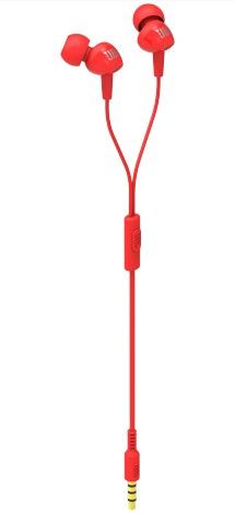 JBL C100SI In-ear Oordopjes - Rood