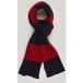 River Woods Foulard côtelé rayé Bleu