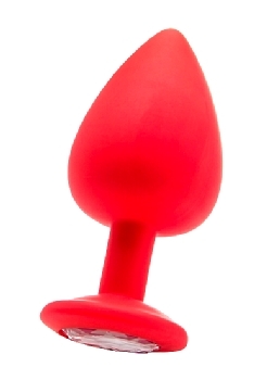 Ouch! Diamond Butt Plug - XL - Red