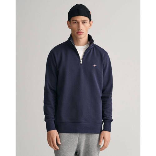 GANT Shield Logo Sweater - Evening Blue