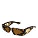 Valentino Vg0001s Sonnenbrille Damen Havanna Rechteckig Braun 53mm