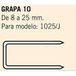 Cevik MCGR-1013 nietjes, 10 stuks, 13 mm, 5 stuks