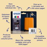 Epson 405 DURABrite Ultra Ink Cartridge - Black - Single Pack