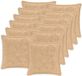 vidaXL Kussensloop 12 stuks Crèmekleurig Katoensatijn 50 x 50 cm