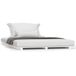 VidaXL Bedframe massief grenenhout wit 120 x 190 cm