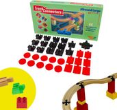 Toy2 Allround Large - 33 Brio Adapters - Treinbaanonderdelen - Houten Treinbaan