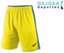 Joma Tokyo Yellow Pants Unisex Adults Polyester Fitness & Training Shorts