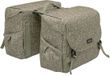New Looxs Ivy Mondi Joy Dubbele Fietstas MIK - 38 liter - Walnoot