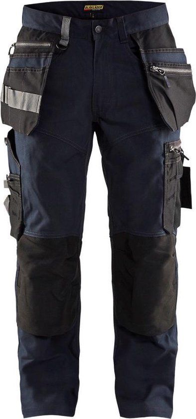 Blåkläder Werkbroek met stretch 1590-1343 - Donker marineblauw/Zwart - C54