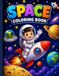 Space Coloring Book: 60 Fun and Easy Coloring Pages Featuring Cute Astronauts, Aliens, Planets and Tropical Hawaiian Adventures for Kids Ages 4–8